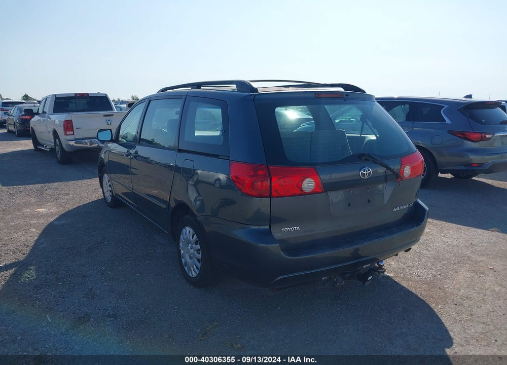 2007 TOYOTA SIENNA VIN: 5TDZK23C57S053576
