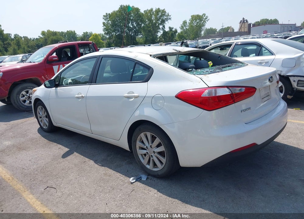 2014 KIA FORTE LX VIN: KNAFX4A65E5168840
