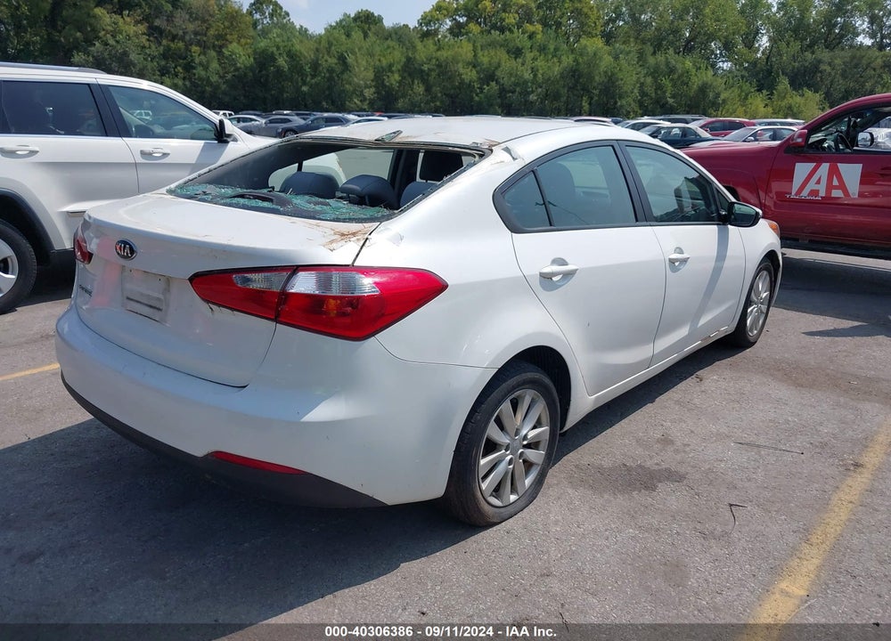 2014 KIA FORTE LX VIN: KNAFX4A65E5168840