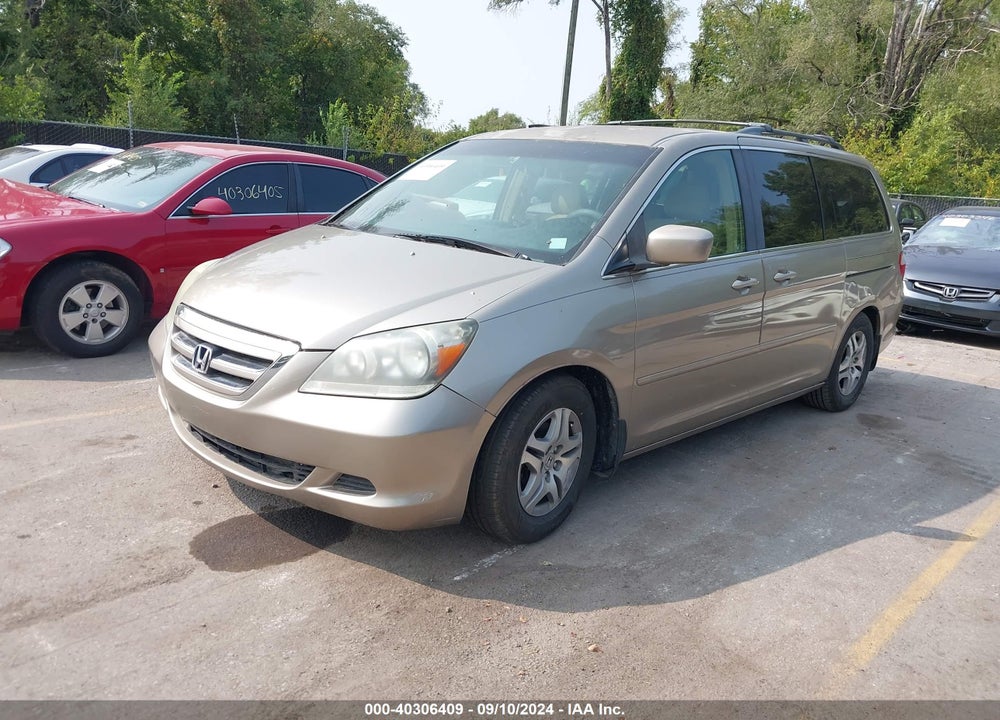 2005 HONDA ODYSSEY EX VIN: 5FNRL384X5B081766