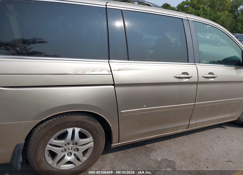 2005 HONDA ODYSSEY EX VIN: 5FNRL384X5B081766