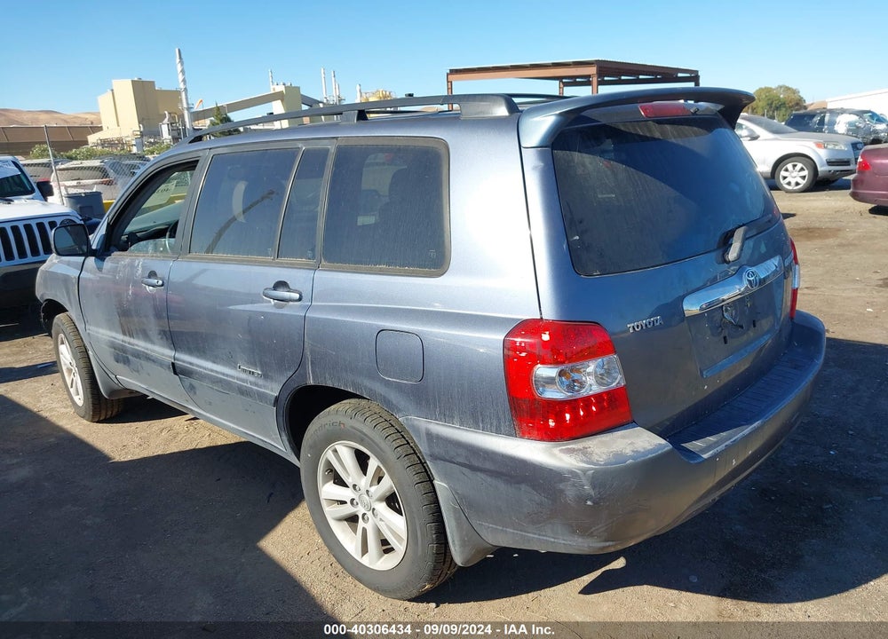 2007 TOYOTA HIGHLANDER HYBRID LIMITED V6 VIN: JTEDW21A870022353