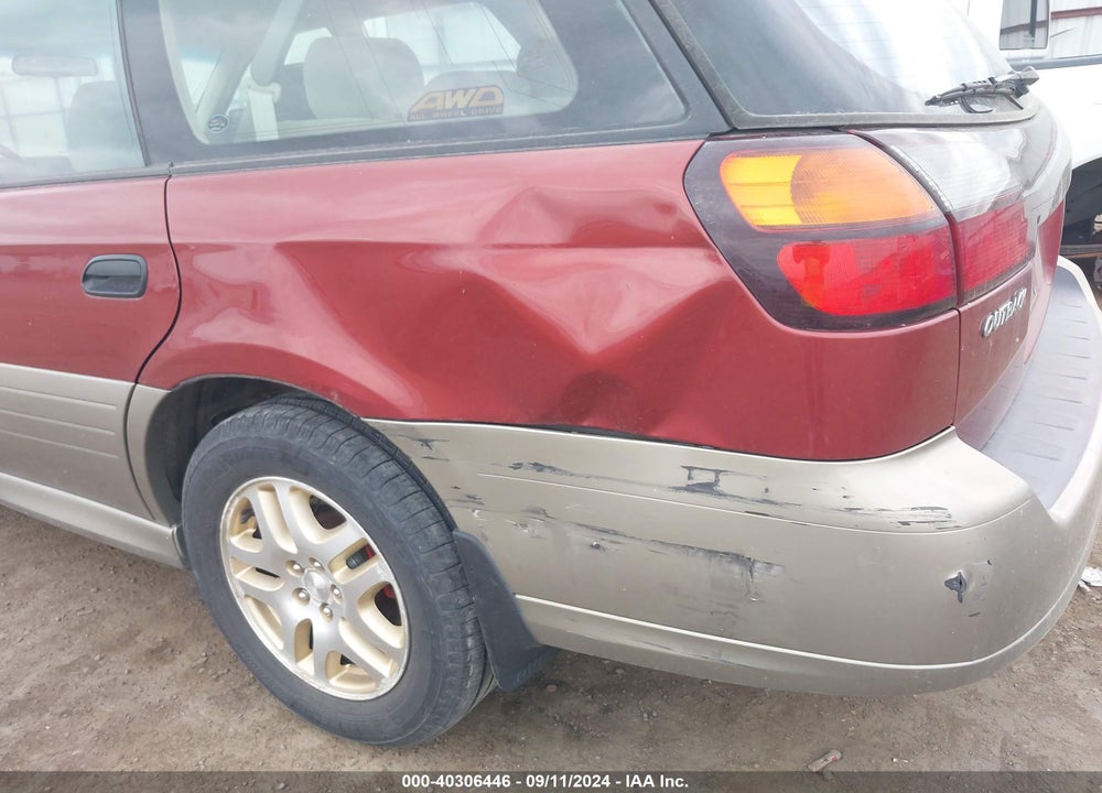 2004 SUBARU OUTBACK VIN: 4S3BH675247633179
