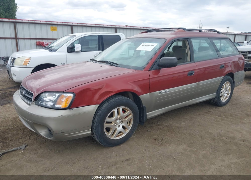 2004 SUBARU OUTBACK VIN: 4S3BH675247633179