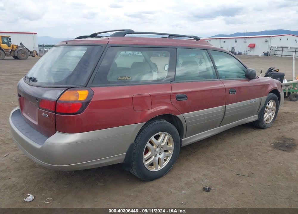 2004 SUBARU OUTBACK VIN: 4S3BH675247633179