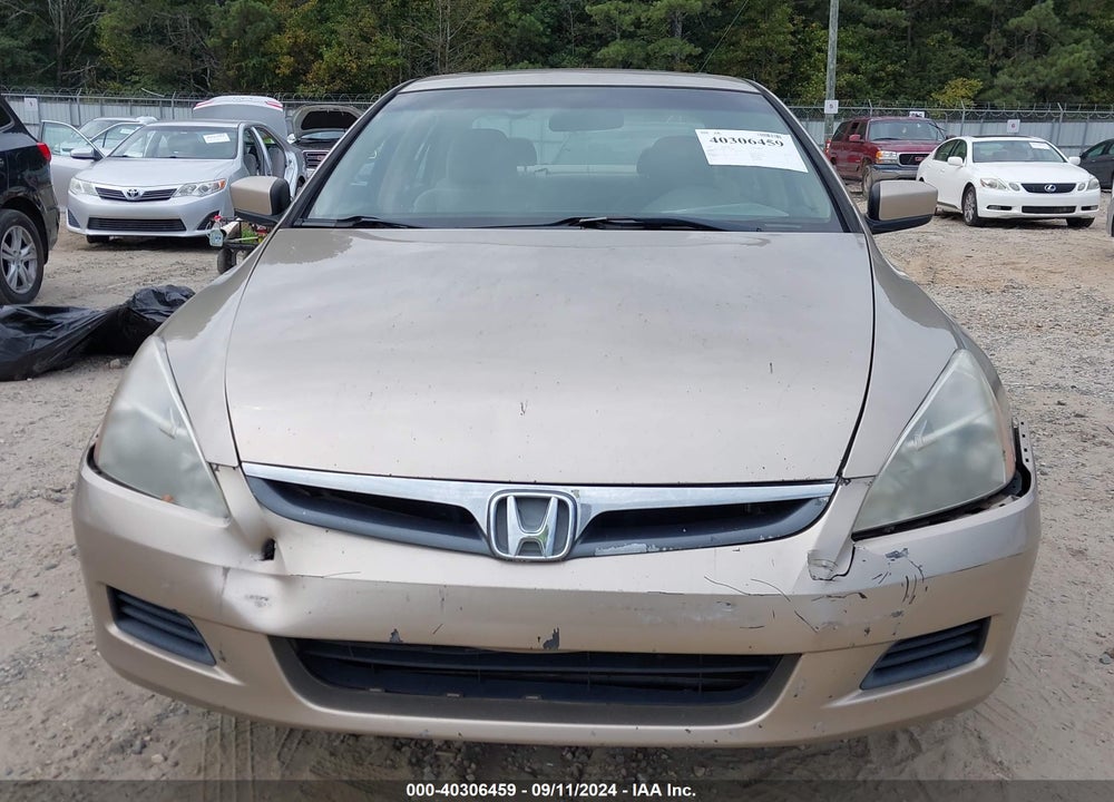 2007 HONDA ACCORD 2.4 LX VIN: 3HGCM56447G704458