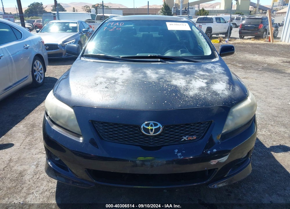 2009 TOYOTA COROLLA XRS VIN: 1NXBE40E89Z021368