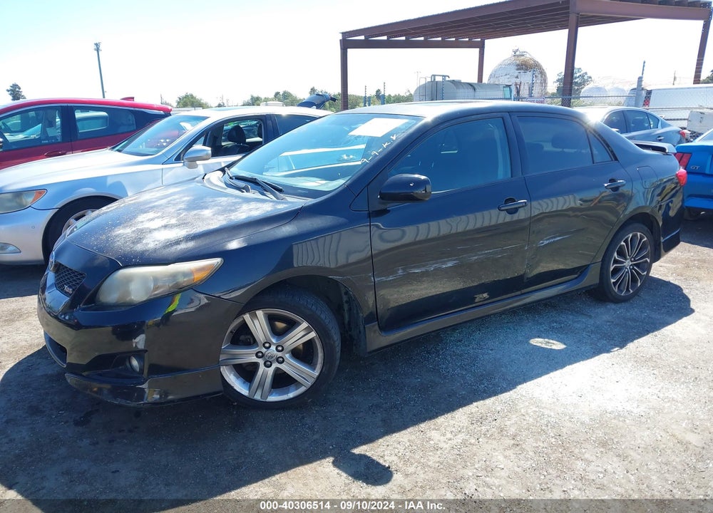 2009 TOYOTA COROLLA XRS VIN: 1NXBE40E89Z021368