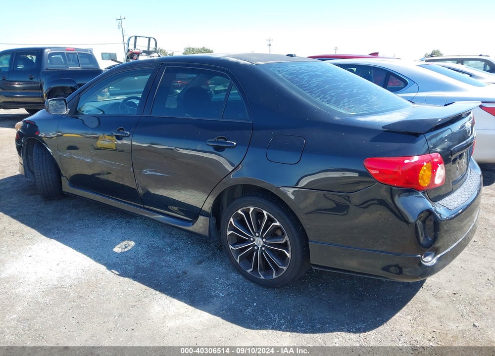 2009 TOYOTA COROLLA XRS VIN: 1NXBE40E89Z021368