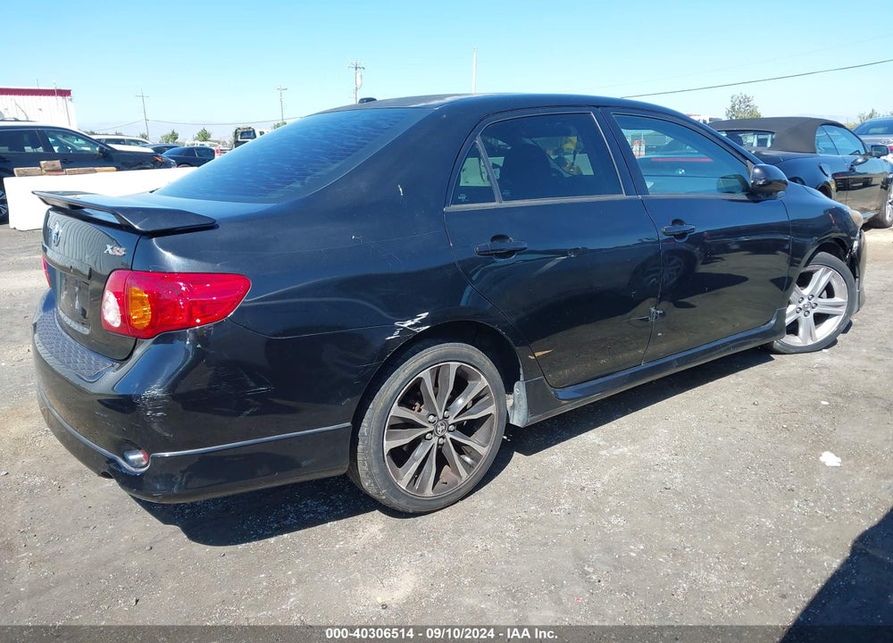 2009 TOYOTA COROLLA XRS VIN: 1NXBE40E89Z021368