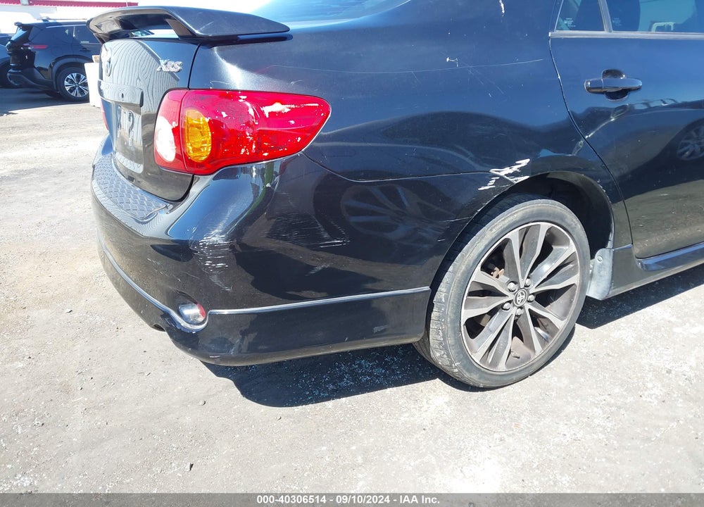 2009 TOYOTA COROLLA XRS VIN: 1NXBE40E89Z021368
