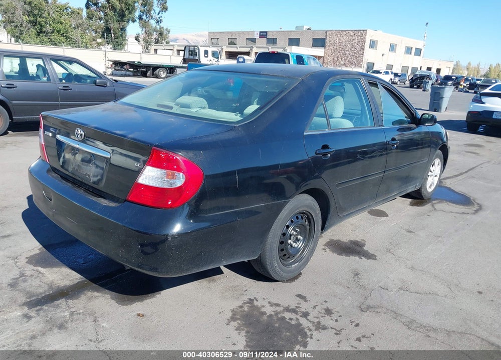 2004 TOYOTA CAMRY LE VIN: 4T1BE32K84U275555