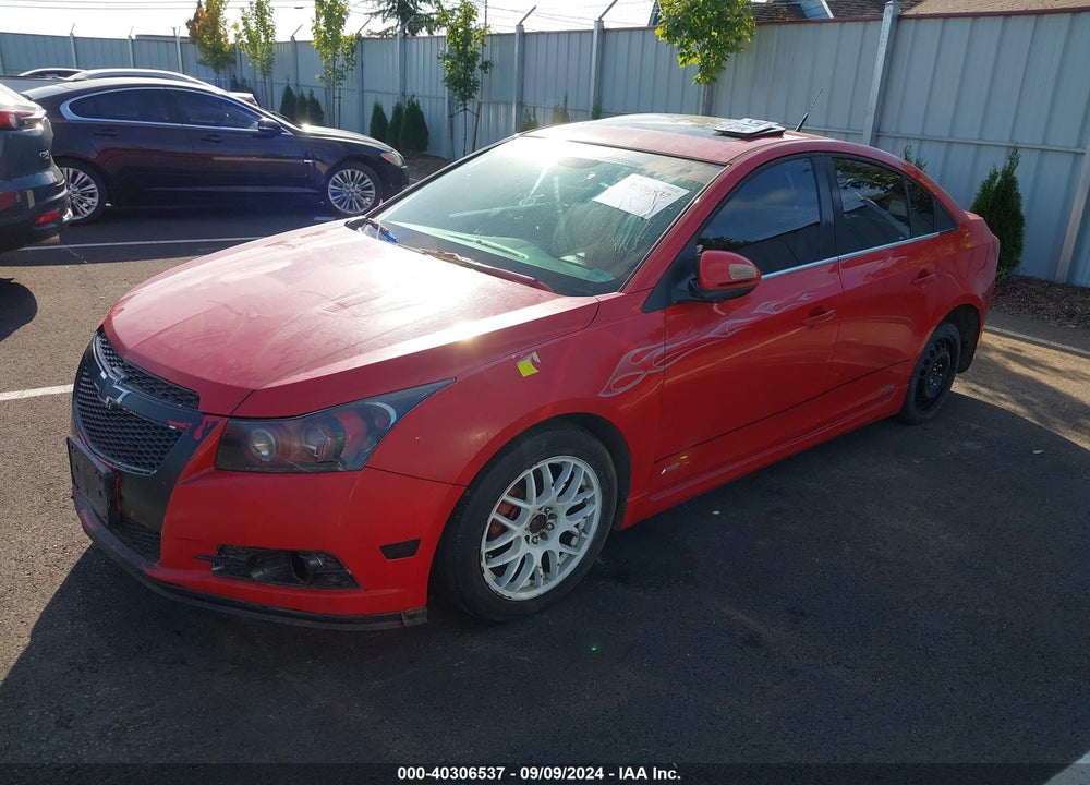 2012 CHEVROLET CRUZE 2LT VIN: 1G1PM5SC5C7330776