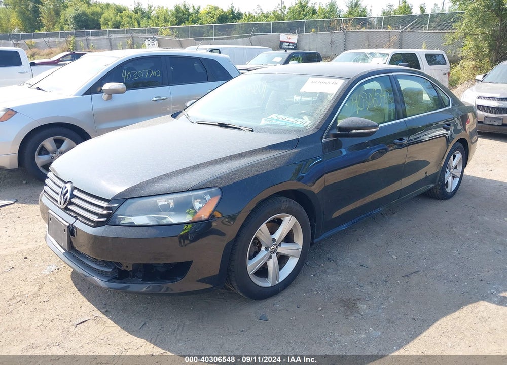 2012 VOLKSWAGEN PASSAT 2.5L SE VIN: 1VWBH7A30CC101543