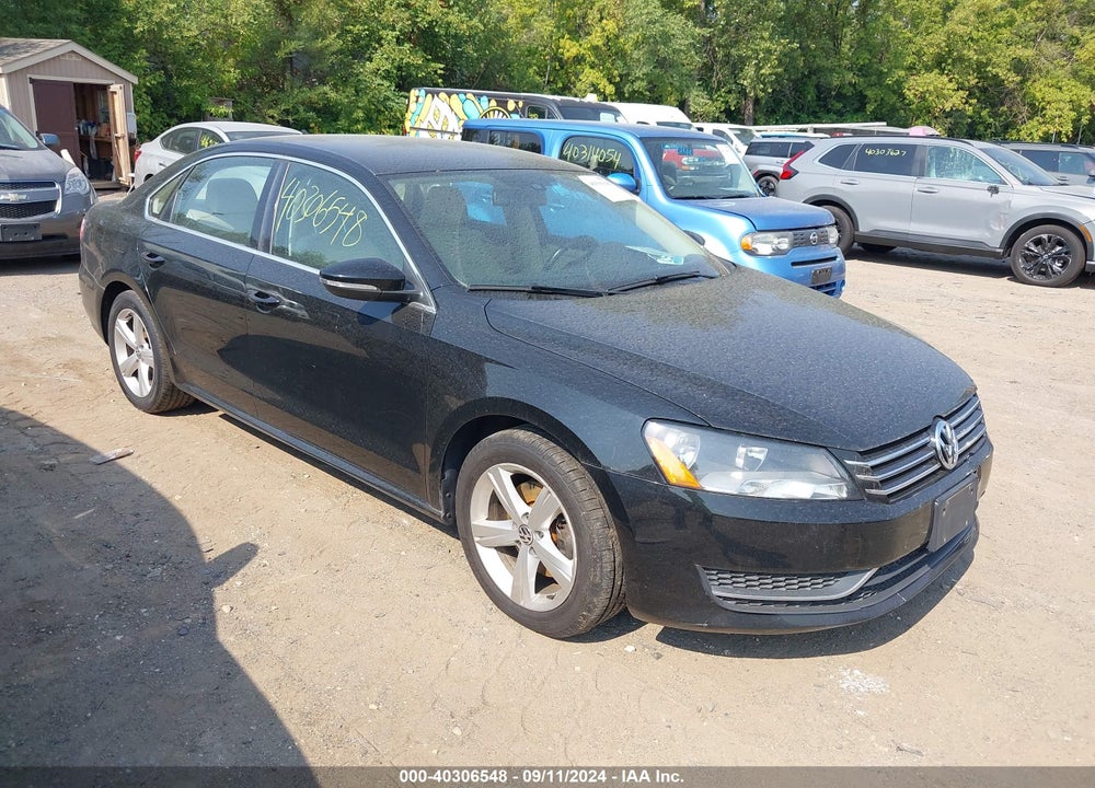 2012 VOLKSWAGEN PASSAT 2.5L SE VIN: 1VWBH7A30CC101543