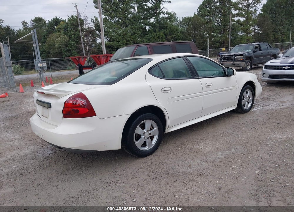 2008 PONTIAC GRAND PRIX VIN: 2G2WP552081155990