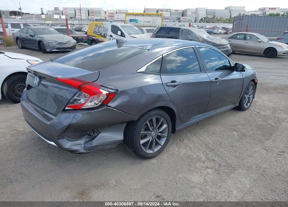 2019 HONDA CIVIC EX VIN: 19XFC1F34KE215397