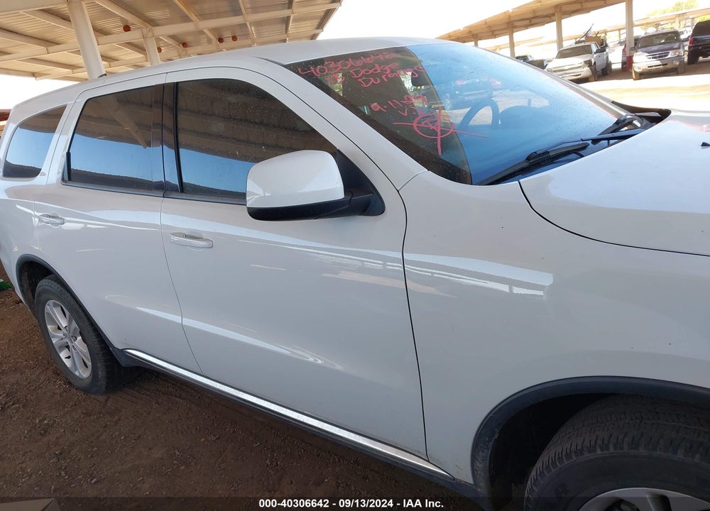 2013 DODGE DURANGO SXT VIN: 1C4RDHAGXDC671735
