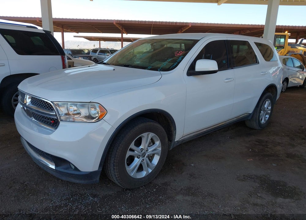 2013 DODGE DURANGO SXT VIN: 1C4RDHAGXDC671735