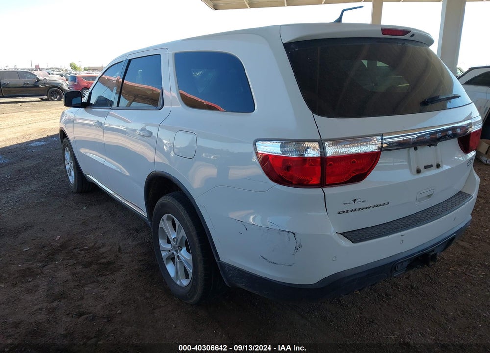 2013 DODGE DURANGO SXT VIN: 1C4RDHAGXDC671735