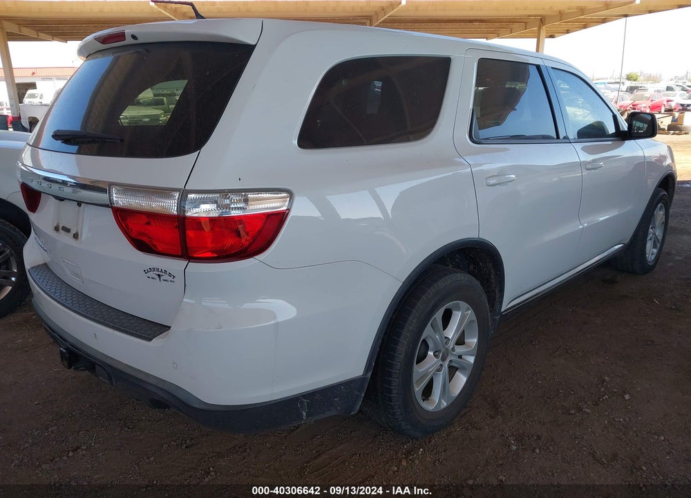 2013 DODGE DURANGO SXT VIN: 1C4RDHAGXDC671735