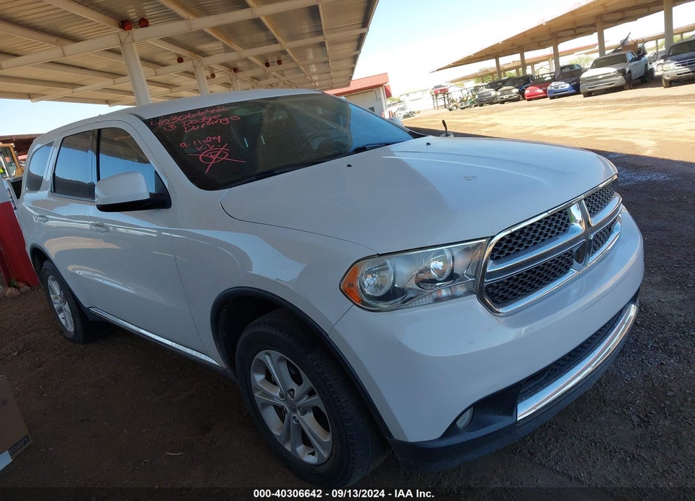 2013 DODGE DURANGO SXT VIN: 1C4RDHAGXDC671735