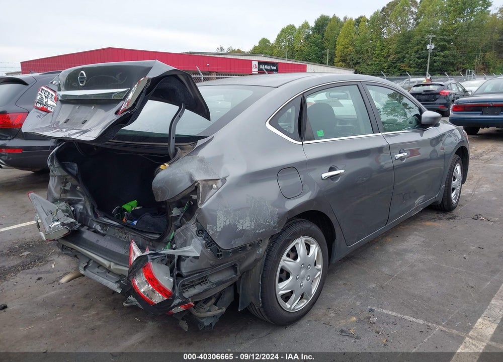 2015 NISSAN SENTRA S VIN: 3N1AB7AP9FY370531