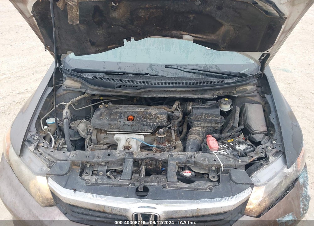 2012 HONDA CIVIC LX VIN: 2HGFB2F51CH572814