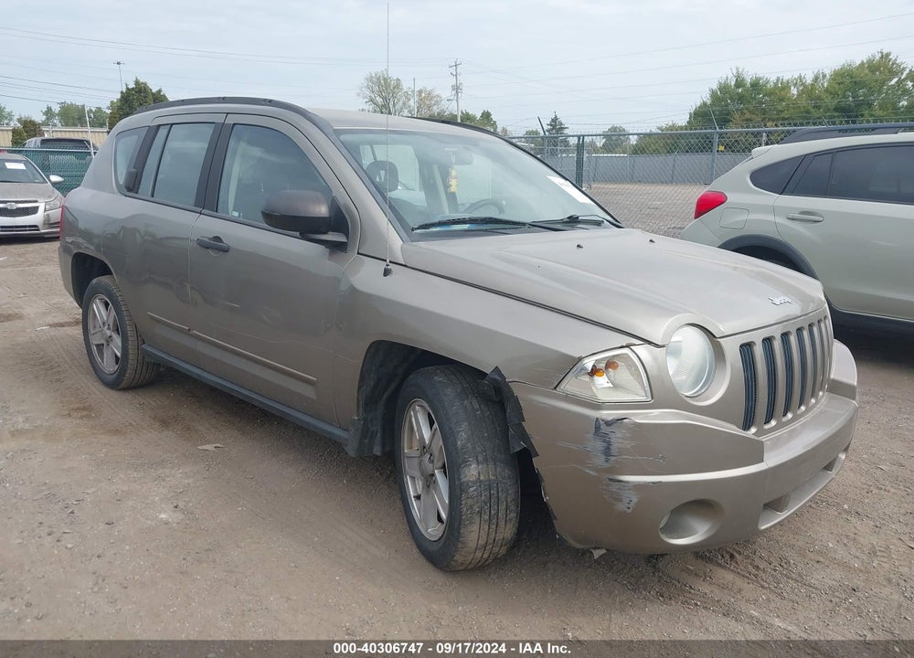 2008 JEEP COMPASS SPORT VIN: 1J8FT47048D642880