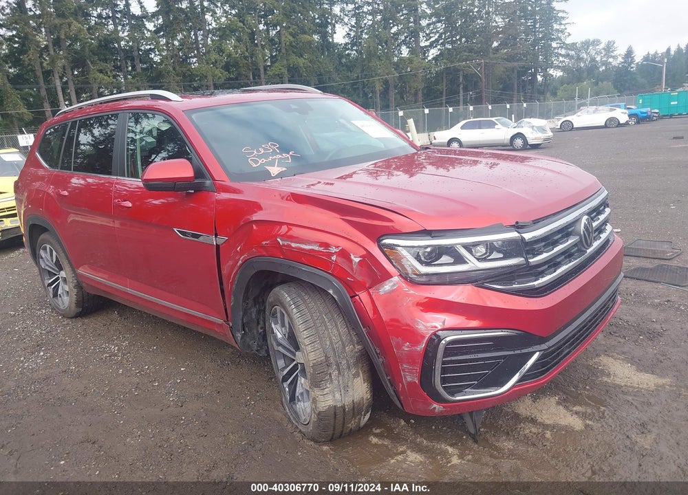 2021 VOLKSWAGEN ATLAS 3.6L V6 SEL R-LINE VIN: 1V2SR2CA3MC537902