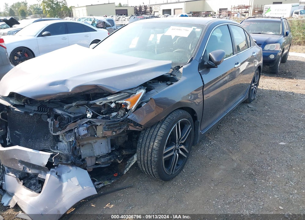 2017 HONDA ACCORD SPORT VIN: 1HGCR2F54HA160097