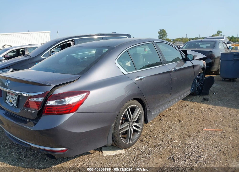 2017 HONDA ACCORD SPORT VIN: 1HGCR2F54HA160097