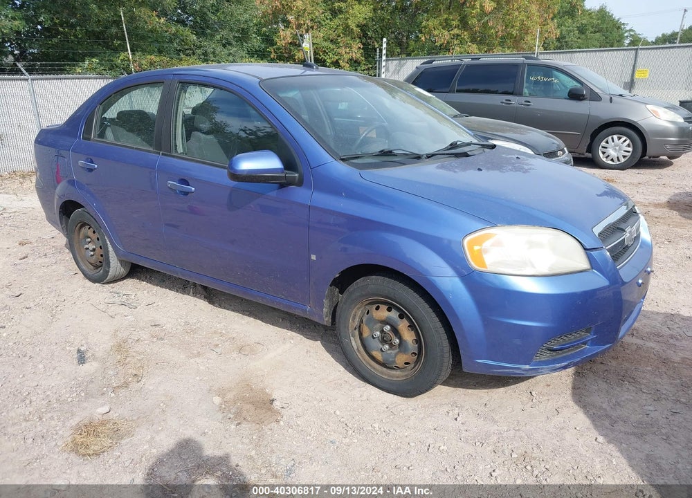 2009 CHEVROLET AVEO LS VIN: KL1TD56E49B641890