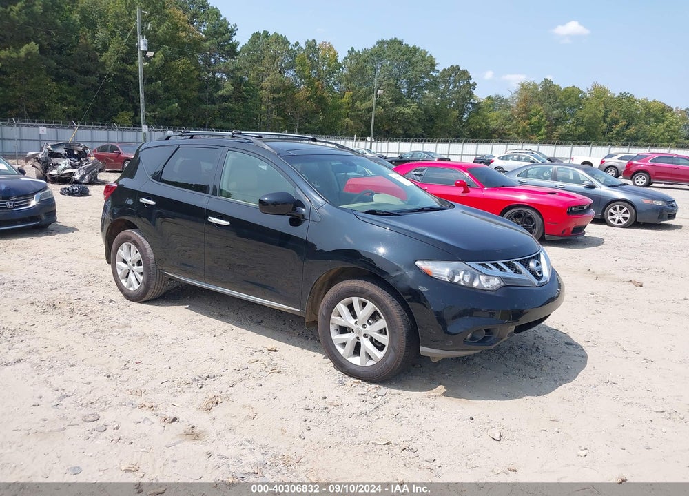2014 NISSAN MURANO SL VIN: JN8AZ1MU7EW413426
