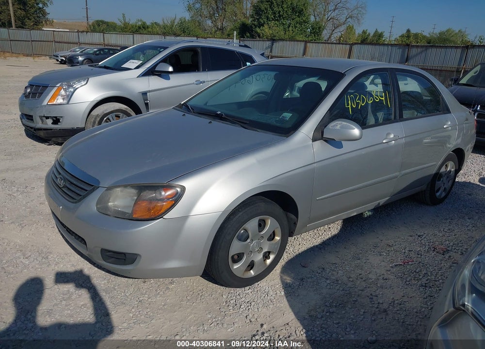 2009 KIA SPECTRA EX VIN: KNAFE222095612167