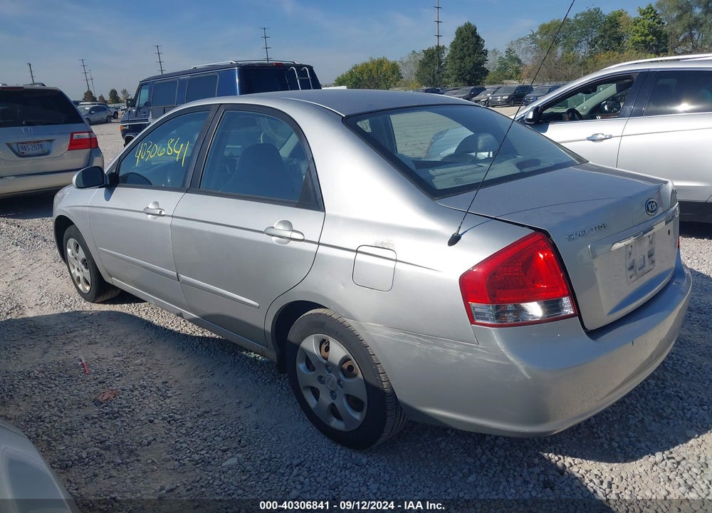 2009 KIA SPECTRA EX VIN: KNAFE222095612167