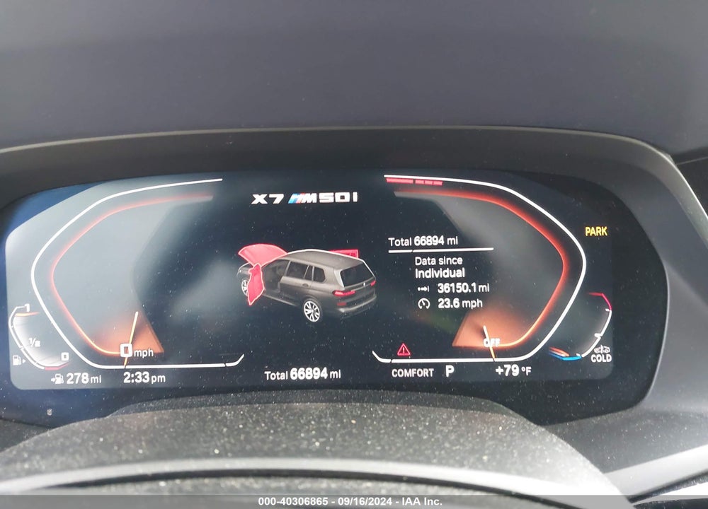 2020 BMW X7 M50I VIN: 5UXCX6C06LLE35956