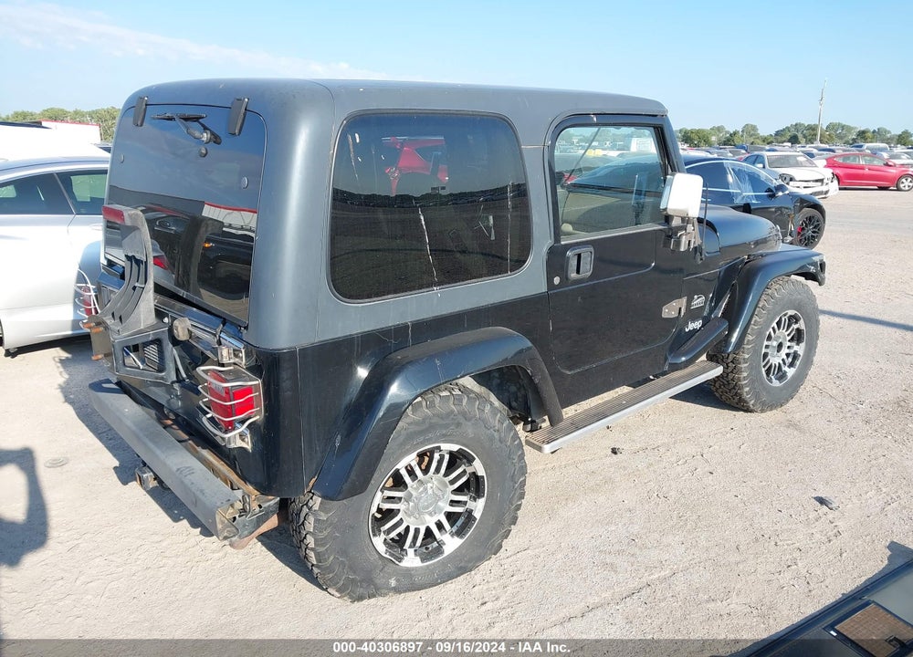2003 JEEP WRANGLER SAHARA VIN: 1J4FA59SX3P350850