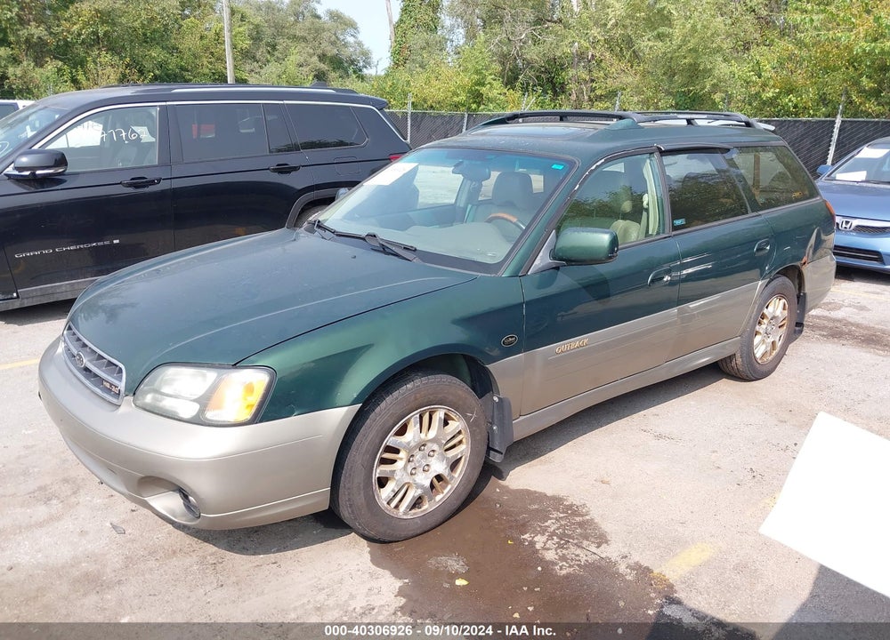 2002 SUBARU OUTBACK H6-3.0 L.L. BEAN EDITION VIN: 4S3BH806527615870