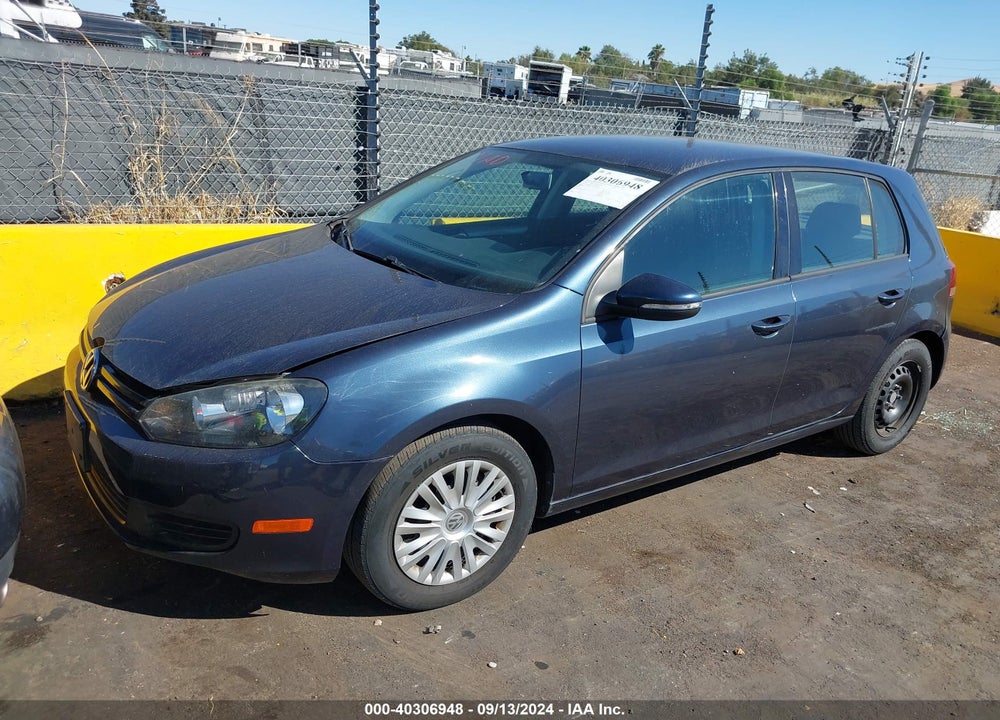 2013 VOLKSWAGEN GOLF 2.5L 4-DOOR VIN: WVWDB7AJ9DW088108