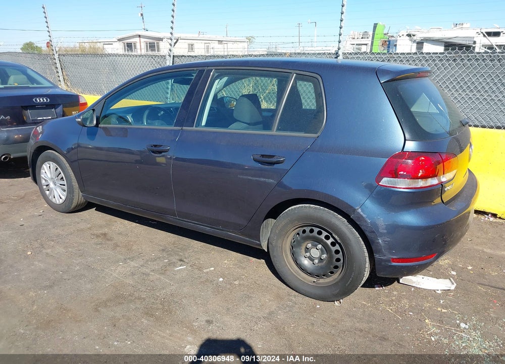 2013 VOLKSWAGEN GOLF 2.5L 4-DOOR VIN: WVWDB7AJ9DW088108