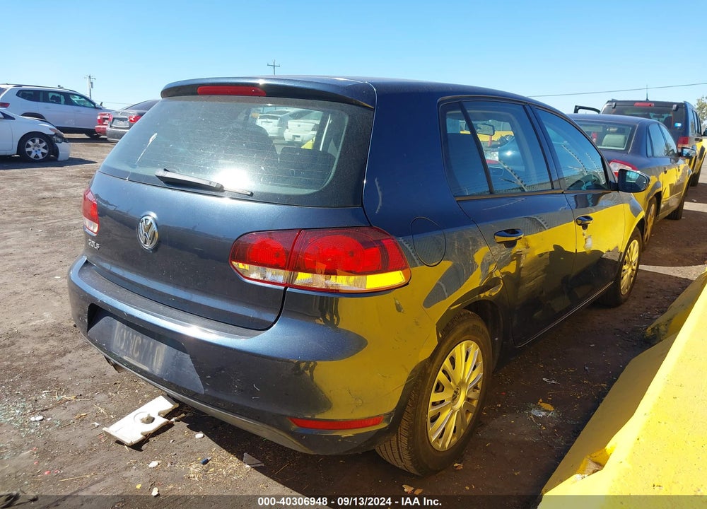 2013 VOLKSWAGEN GOLF 2.5L 4-DOOR VIN: WVWDB7AJ9DW088108