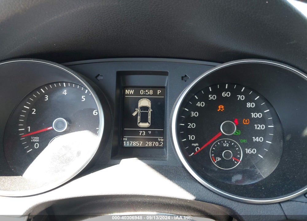 2013 VOLKSWAGEN GOLF 2.5L 4-DOOR VIN: WVWDB7AJ9DW088108