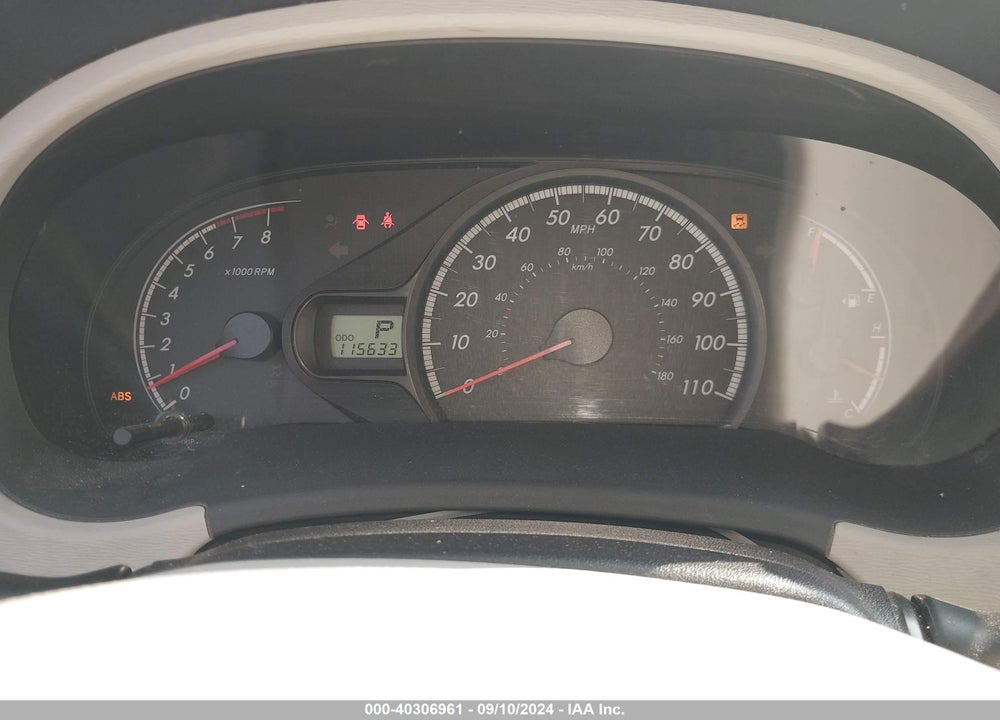 2012 TOYOTA SIENNA BASE V6 7 PASSENGER VIN: 5TDZK3DC8CS236968