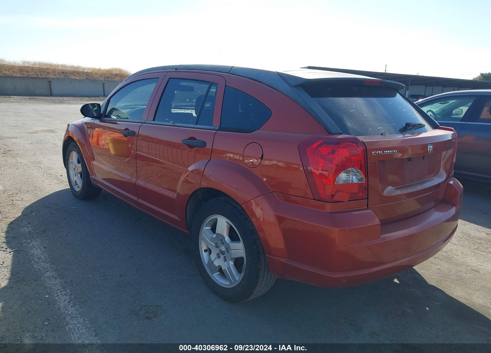 2008 DODGE CALIBER SE VIN: 1B3HB28B78D769809