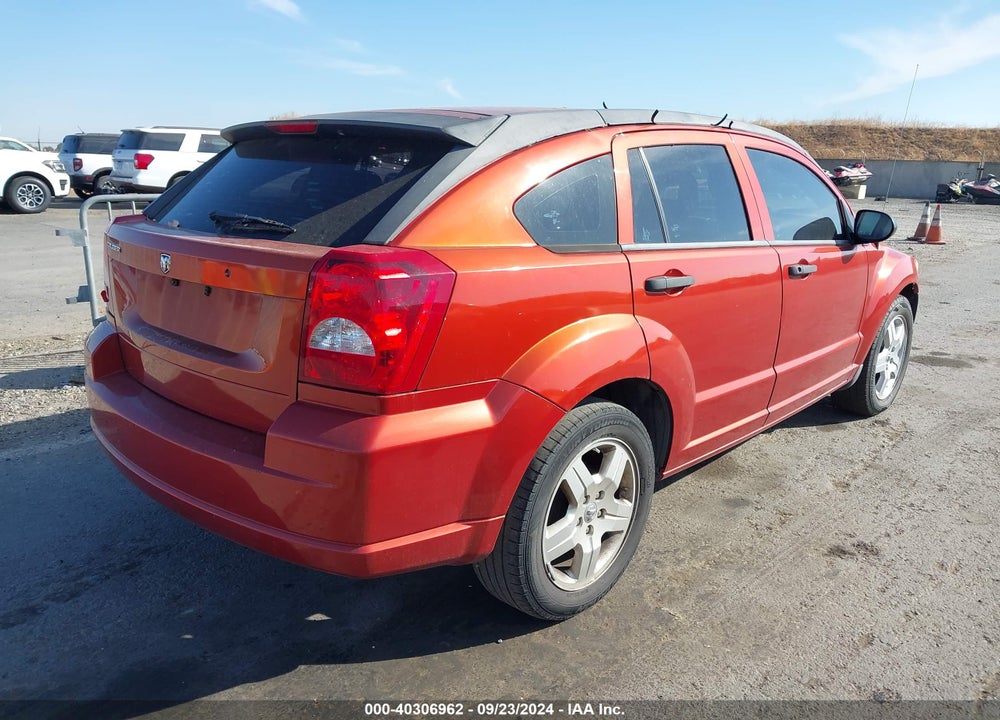 2008 DODGE CALIBER SE VIN: 1B3HB28B78D769809