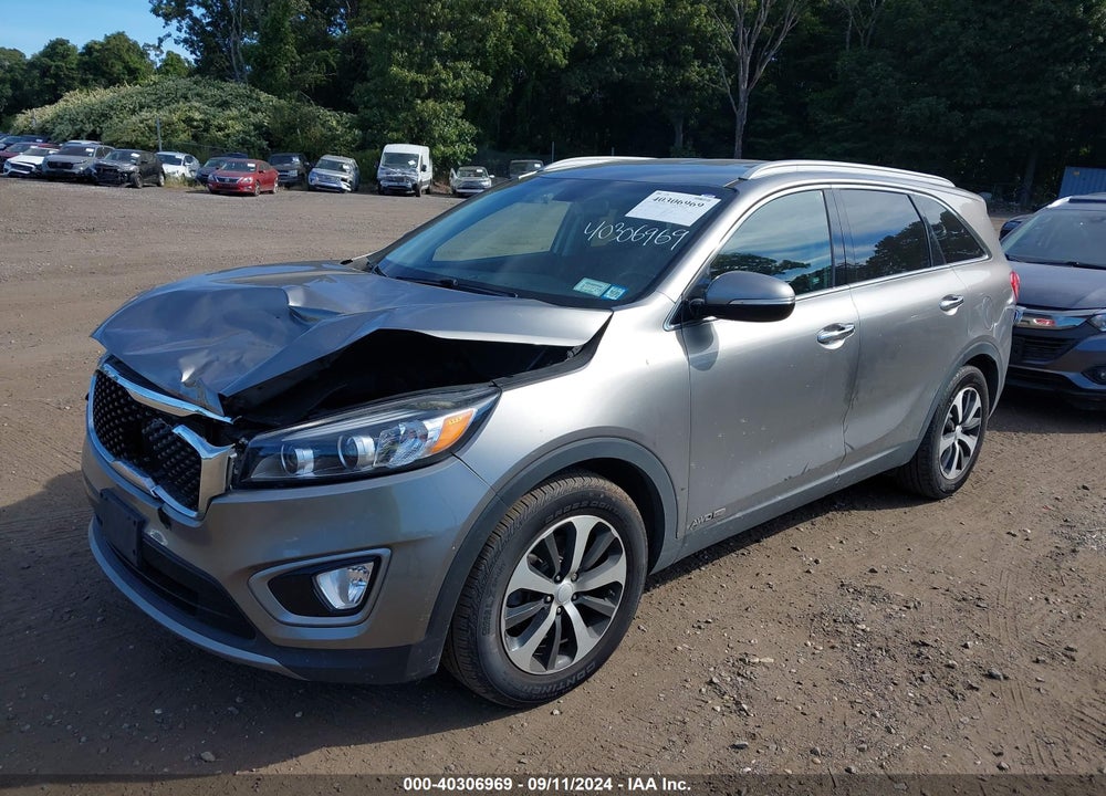 2016 KIA SORENTO 3.3L EX VIN: 5XYPHDA58GG142870