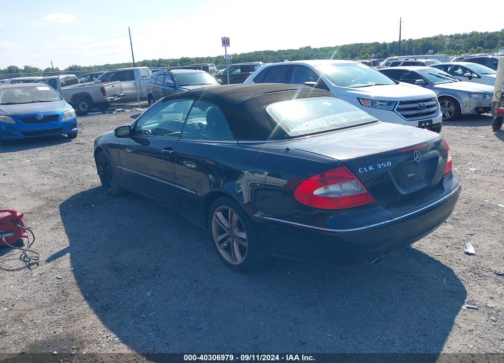 2007 MERCEDES-BENZ CLK 350 VIN: WDBTK56F07F226819