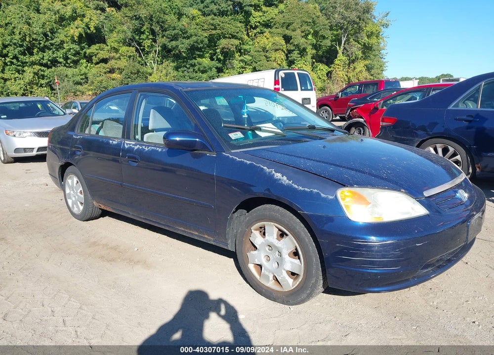 2002 HONDA CIVIC EX VIN: 2HGES26762H559732