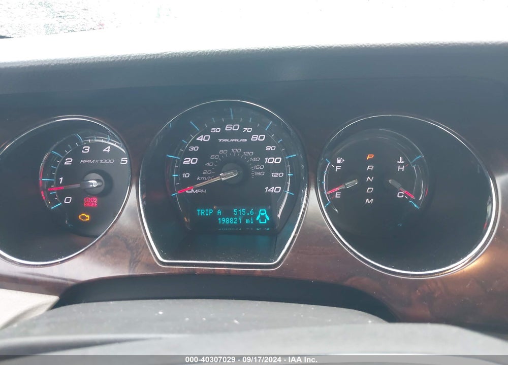 2010 FORD TAURUS SEL VIN: 1FAHP2HW2AG156946